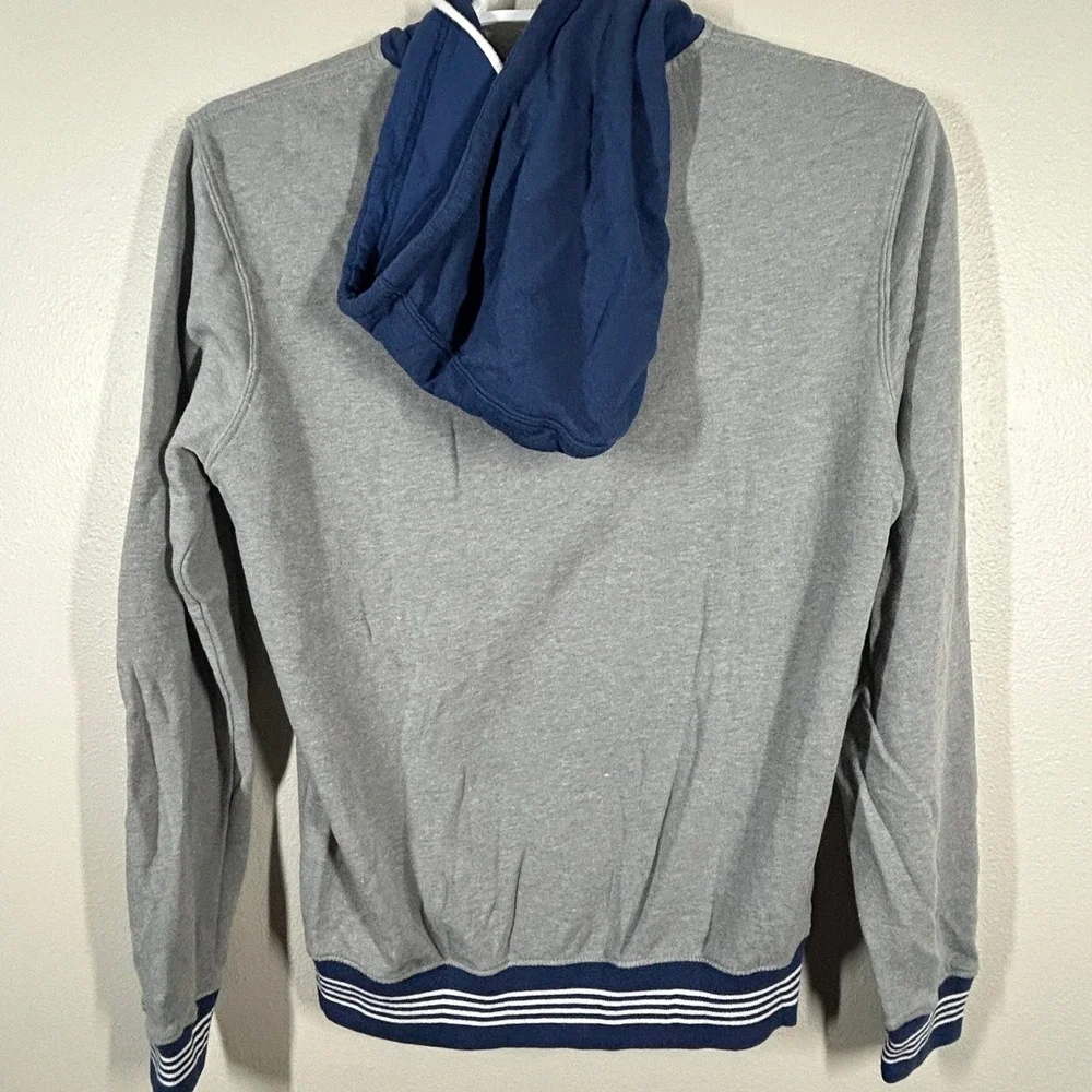 Space Jam Tune Squad BoxLunch Mens Gray Navy Blue Full Zip Hoodie Small